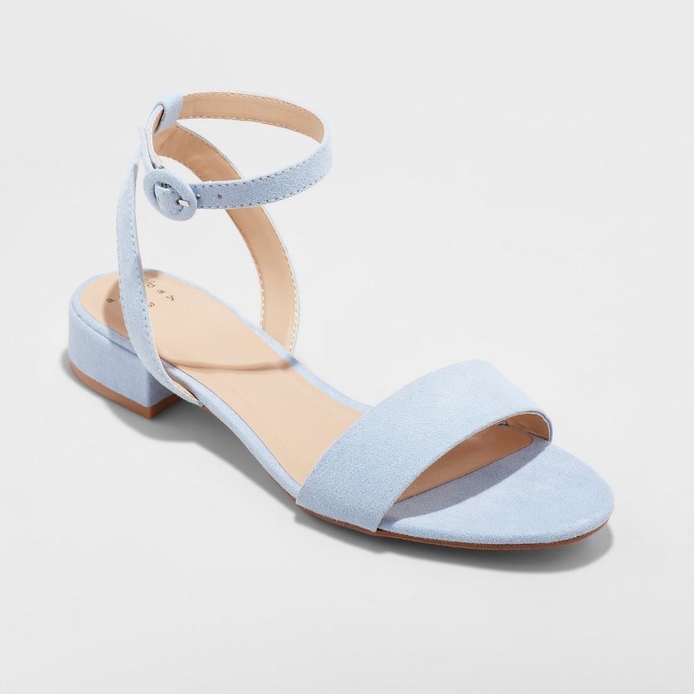 Light Blue Women's Winona Ankle Strap Heel Sandal